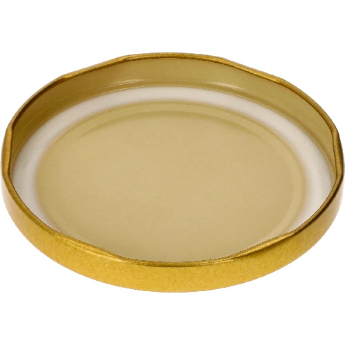 Golden twist-off lid Ø89/6 - 10 pcs - 3 ['twist-off lid', ' golden twist-off lid', ' twist-off lids', ' lids', ' lid', ' golden lid for jar', ' lids for preserves', ' Ø89 lids', ' set of lids for jars']