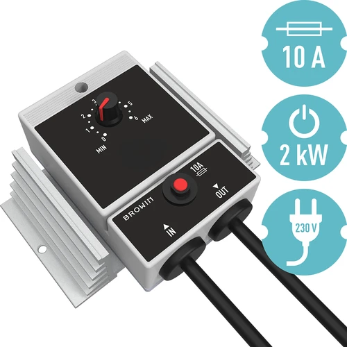 Heater power controller - FalcON, up to 2 kW - 3 ['heater power controller', ' heating power controller', ' for distillation', ' for still heater', ' for heater control', ' heater control', ' heaters for stills', ' setting heating power in distillation', ' distillation accessories', ' distillation', ' temperature in distillation', ' distillation equipment', ' heating power control']