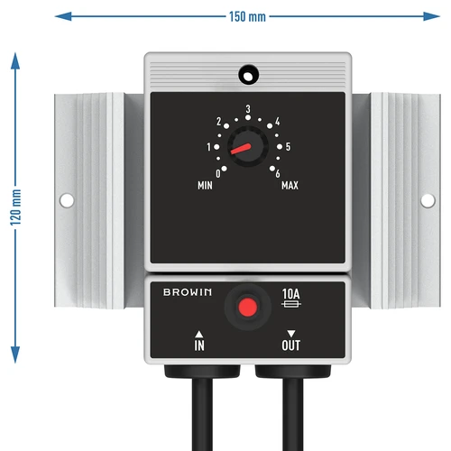 Heater power controller - FalcON, up to 2 kW - 5 ['heater power controller', ' heating power controller', ' for distillation', ' for still heater', ' for heater control', ' heater control', ' heaters for stills', ' setting heating power in distillation', ' distillation accessories', ' distillation', ' temperature in distillation', ' distillation equipment', ' heating power control']