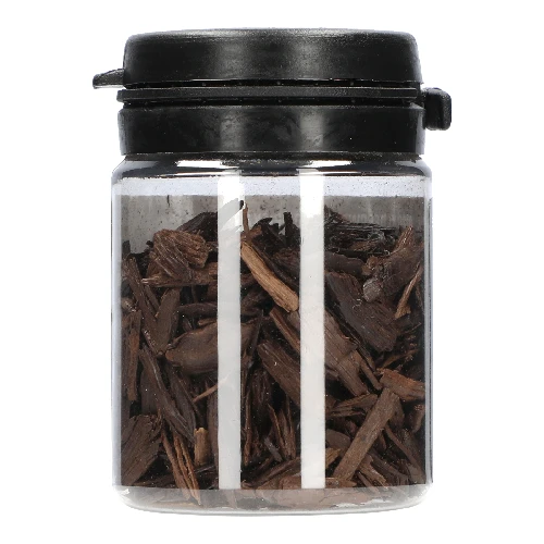 Heavily toasted oak wood chips, 20 g - 2 ['oak chips', ' dark toasted oak chips', ' oak flakes', ' for alcohol', ' alcohol additives', ' flavour additives', ' roasted oak flakes', ' heavily roasted oak chips', ' wine flavouring', ' beer flavouring', ' alcohol flavouring']