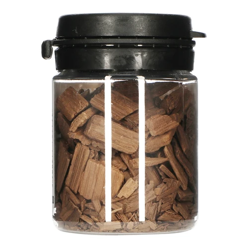 Heavily toasted oak wood chips - cinnamon, 20 g - 2 ['oak shavings', ' dark toasted oak shavings', ' oak flakes', ' cinnamon oak flakes', ' for alcohol', ' alcohol additives', ' flavour additives']