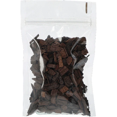 Heavily toasted oak wood flakes, 50 g  - 1 ['oak chips', ' dark toasted oak chips', ' oak flakes', ' for alcohol', ' alcohol additives', ' flavour additives', ' roasted oak flakes', ' heavily roasted oak chips', ' wine flavouring', ' beer flavouring', ' alcohol flavouring']