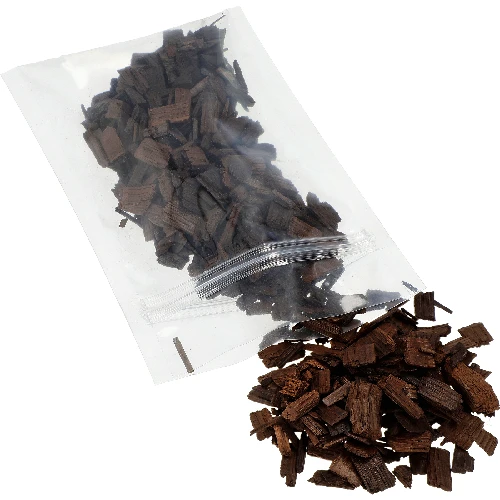 Heavily toasted oak wood flakes, 50 g - 3 ['oak chips', ' dark toasted oak chips', ' oak flakes', ' for alcohol', ' alcohol additives', ' flavour additives', ' roasted oak flakes', ' heavily roasted oak chips', ' wine flavouring', ' beer flavouring', ' alcohol flavouring']