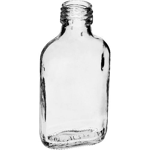 Hip flask bottle for infusion liqueurs, 100 ml - 10 pcs - 3 ['hip flask bottle', ' bottle for infusion liqueur', ' bottle for liqueur', ' 100 mL bottles', ' olive bottles', ' small 100 ml bottles', ' small glass bottles']