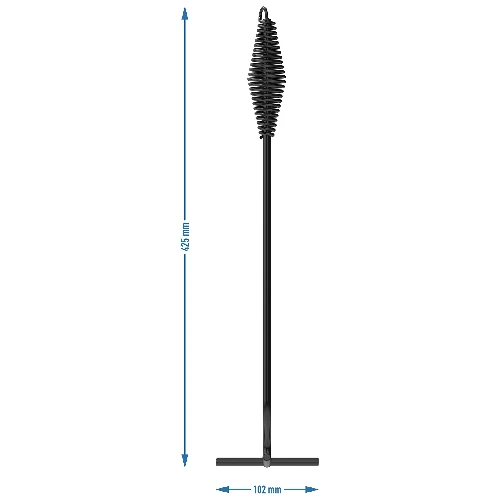 Holder/fire iron for the lid of a cast iron pot or cauldron - 4 ['fire iron', ' painted fire iron', ' steel fire iron', ' lid holder', ' lid lifter', ' for cast iron cauldron', ' for cast iron pot']