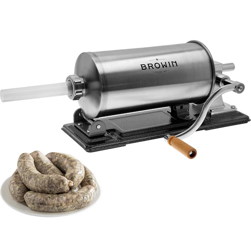 Horizontal sausage stuffer 5 kg - 4 ['for stuffing sausages', ' for home-made sausages', ' spritzers', ' gastronomic stuffing machine', ' butchery equipment', ' large stuffing machine']