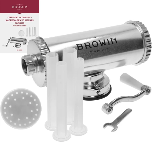 Horizontal stuffer 1.5 kg with a silicon piston - 2 ['sausage stuffer', ' sausage machine', ' sausage maker', ' sausage fillers', ' sausage stuffer machine', ' sausage maker machine', ' sausage making machine', ' sausage making kit']