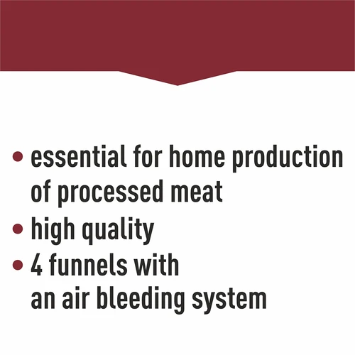 Horizontal stuffer 1.5 kg with a silicon piston - 17 ['sausage stuffer', ' sausage machine', ' sausage maker', ' sausage fillers', ' sausage stuffer machine', ' sausage maker machine', ' sausage making machine', ' sausage making kit']