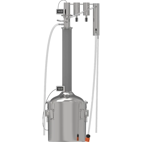 Hugin convex 18 L modular still  - 1 ['distillation kit', ' stainless steel still', ' distillation apparatus', ' water still', ' moonshine still', ' distilled water', ' prismatic springs', ' browin still', ' alcohol still', ' 2 clarifiers', ' reflux']