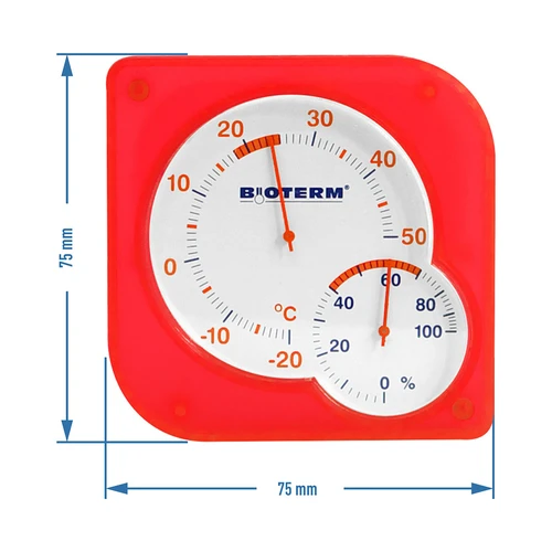 Indoor bimetallic thermometer with a hygrometer (-20°C to +50°C) mix - 6 ['indoor thermometer', ' room thermometer', ' thermometer for indoors', ' home thermometer', ' thermometer', ' room thermometer', ' thermometer legible scale', ' thermometer with a hygrometer', ' bimetallic thermometer', ' bimetallic thermometer with a hygrometer']