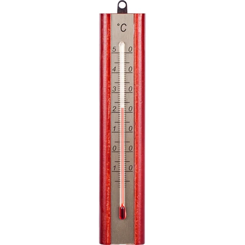 defull Extra Large 10.5-Inch Wood Thermometer Wall Thermometer Wooden  Indoor Thermometer with Double Scales ℉&℃ Household Thermometer for Home  Office