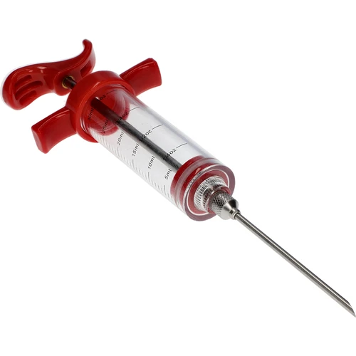 Injector 30 ml + 2 needles + meat tenderiser - 4 ['homemade processed meat', ' smoking', ' homemade products', ' homemade product', ' processed meat', ' white sausage', ' sausage smoking', ' sausage', ' processed meat', ' self-made products', ' curing', ' injecting', ' injector', ' curing brine', ' brine', ' tenderiser for steaks', ' meat tenderiser']