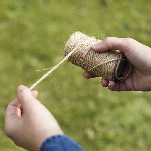 Jute twine 2 mm / 110 m / 250 g - 6 ['cord of jute', ' jute cord', ' cord for tomatoes', ' cord for cucumbers', ' natural cord', ' eco-friendly cord', ' macramé cord', ' binding cord', ' craft cord']