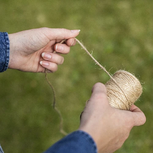 Jute twine 2 mm / 235 m / 500 g - 6 ['cord of jute', ' jute cord', ' cord for tomatoes', ' cord for cucumbers', ' natural cord', ' eco-friendly cord', ' macramé cord', ' binding cord', ' craft cord']