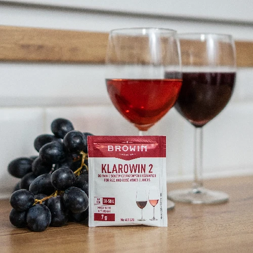 Klarowin 2 fining agent for red wines 7g - 4 ['wine clarification agent', ' klarowin for wine', ' for wine clarification', ' wine-making accessories', ' homemade wine ']