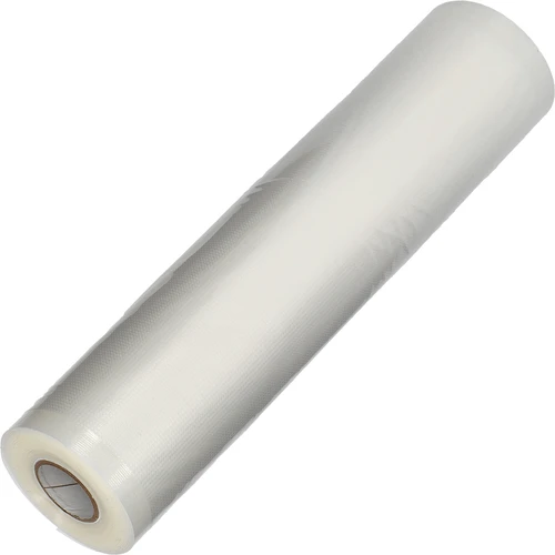 Knurled film sleeve - for vacuum sealer, 25 x 600 cm  - 1 ['knurled film', ' vacuum sealer film', ' vacuum packing film', ' food packing film', ' vacuum sealer films', ' vacuum packing', ' home food storage', ' heat sealer films', ' advantages of vacuum packing', ' why vacuum packing', ' storage of produce and food products', ' how to pack food']