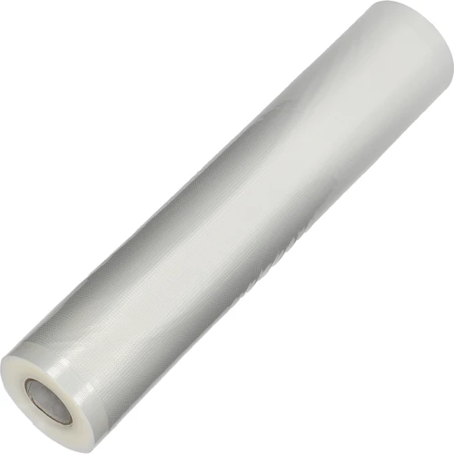 Knurled film sleeve - for vacuum sealer, 28 x 600 cm  - 1 ['knurled film', ' vacuum sealer film', ' vacuum packing film', ' food packing film', ' vacuum sealer films', ' vacuum packing', ' home food storage', ' heat sealer films', ' advantages of vacuum packing', ' why vacuum packing', ' storage of produce and food products', ' how to pack food']