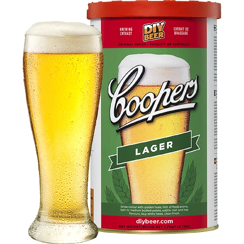 Lager Coopers beer concentrate 1,7kg for 23l of beer  - 1 ['lager', ' pale', ' light lager', ' beer', ' brewkit']