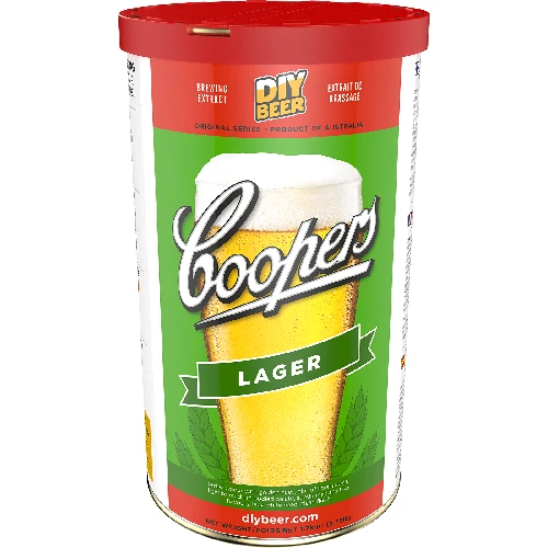 Lager Coopers beer concentrate 1,7kg for 23l of beer - 2 ['lager', ' pale', ' light lager', ' beer', ' brewkit']