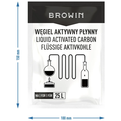 Liquid activated carbon for 25 L, 140 g - 3 ['liquid active carbon', ' liquid carbon', ' active carbon for alcohol', ' active carbon for alcohol filtration', ' active carbon for distillate filtration', ' alcohol additives']