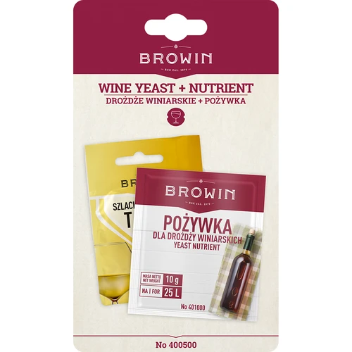 Liquid wine yeast 20ml + yeast nutrient 10g  - 1 ['yeast with nutrient', ' wine yeast with nutrient', ' yeast and nutrient for wine', ' wine nutrient', ' active dried wine yeast', ' wine yeast', ' yeast for wine', ' dried wine yeast', ' dried yeast', ' dried yeast for wine', ' red wine yeast', ' white wine yeast', ' rosé wine yeast']