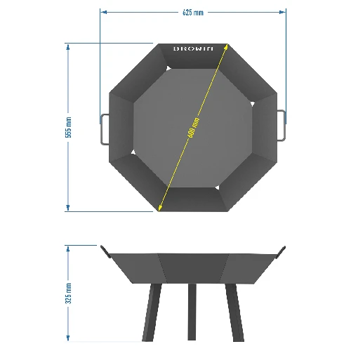 Loft garden fire pit  ø 60 cm - 8 