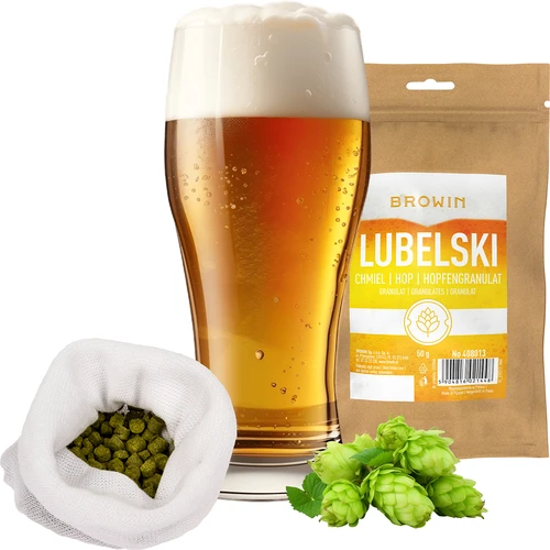 Lubelski hops - pellets, 50 g - 3 ['beer hopping', ' hops for beer', ' hops alpha acids', ' beer', ' home-brewed beer', ' I make beer', ' how to make beer', ' which hops for beer', ' which hops to choose', ' hop pellets', ' granulated hops', ' lubelski hops']