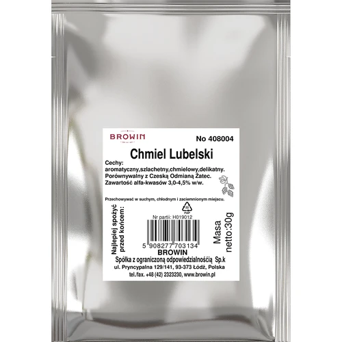 Lublin hop pellets 30 g  - 1 ['beer hopping', ' beer hops', ' hops']