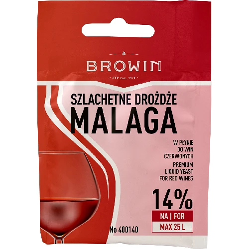 Malaga Liquid wine yeast 20ml  - 1 ['malaga yeast', ' wine yeast', ' yeast for wine', ' liquid wine yeast', ' liquid yeast', ' liquid yeast for wine', ' red wine yeast', ' white wine yeast']