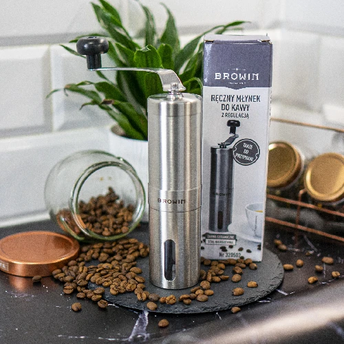 Manual coffee grinder - adjustable, steel - 13 ['coffee grinder', ' manual grinder', '']