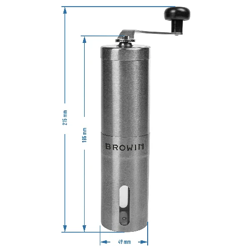 Manual coffee grinder - adjustable, steel - 5 ['coffee grinder', ' manual grinder', '']