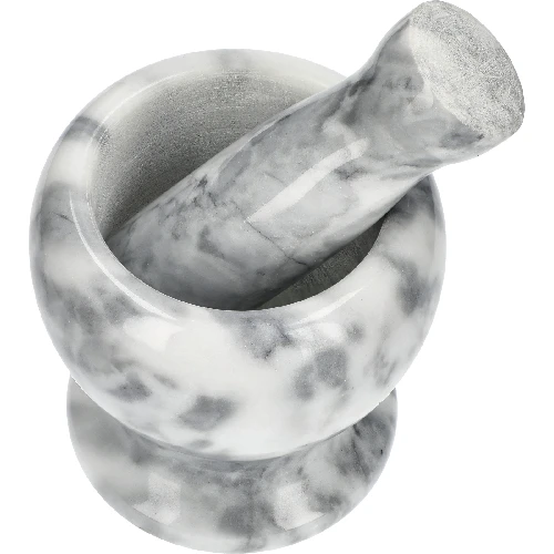 Marble kitchen mortar, grey, Ø 10.5 cm - 2 ['mortar', ' mortar and pestle', ' marble mortar', ' stone mortar', ' mortar made of stone', ' kitchen mortar', ' mortar for herbs', ' mortar made of marble', ' decorative mortar', ' mortar for kitchen', ' mortar for herbs', ' mortar for spices', ' elegant mortar', ' attractive mortar', ' grey mortar']