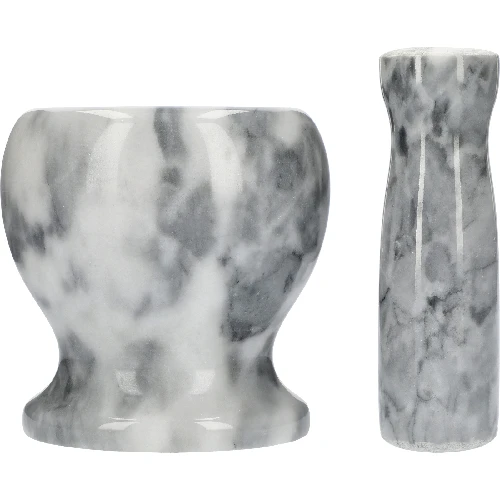 Marble kitchen mortar, grey, Ø 10.5 cm - 4 ['mortar', ' mortar and pestle', ' marble mortar', ' stone mortar', ' mortar made of stone', ' kitchen mortar', ' mortar for herbs', ' mortar made of marble', ' decorative mortar', ' mortar for kitchen', ' mortar for herbs', ' mortar for spices', ' elegant mortar', ' attractive mortar', ' grey mortar']