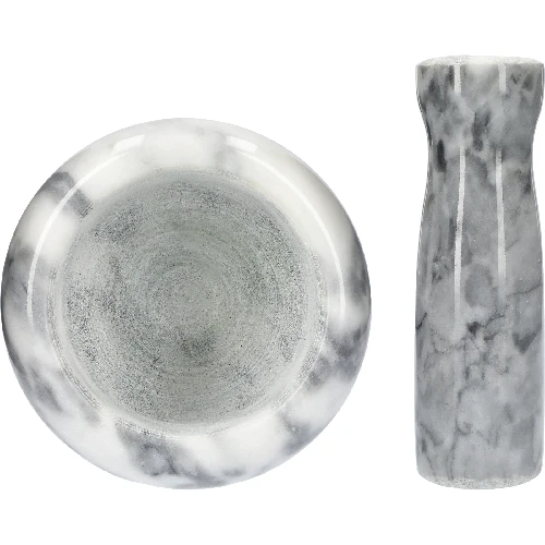 Marble kitchen mortar, grey, Ø 10.5 cm - 5 ['mortar', ' mortar and pestle', ' marble mortar', ' stone mortar', ' mortar made of stone', ' kitchen mortar', ' mortar for herbs', ' mortar made of marble', ' decorative mortar', ' mortar for kitchen', ' mortar for herbs', ' mortar for spices', ' elegant mortar', ' attractive mortar', ' grey mortar']