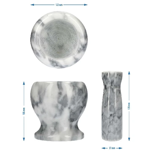 Marble kitchen mortar, grey, Ø 10.5 cm - 10 ['mortar', ' mortar and pestle', ' marble mortar', ' stone mortar', ' mortar made of stone', ' kitchen mortar', ' mortar for herbs', ' mortar made of marble', ' decorative mortar', ' mortar for kitchen', ' mortar for herbs', ' mortar for spices', ' elegant mortar', ' attractive mortar', ' grey mortar']