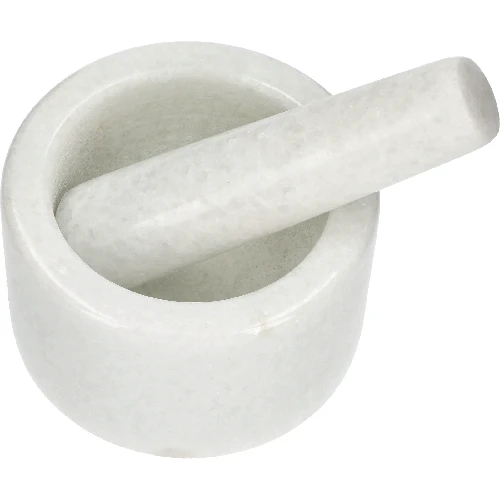 Marble kitchen mortar, white, Ø 10 cm - 2 ['mortar', ' mortar and pestle', ' marble mortar', ' stone mortar', ' mortar made of stone', ' kitchen mortar', ' mortar for herbs', ' mortar made of marble', ' decorative mortar', ' mortar for kitchen', ' mortar for herbs', ' mortar for spices', ' elegant mortar', ' attractive mortar', ' white mortar']