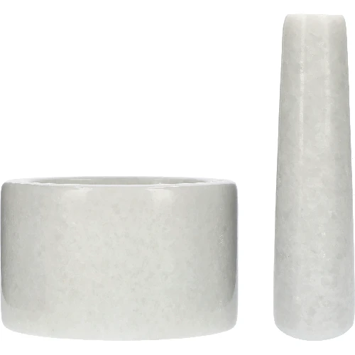 Marble kitchen mortar, white, Ø 10 cm - 4 ['mortar', ' mortar and pestle', ' marble mortar', ' stone mortar', ' mortar made of stone', ' kitchen mortar', ' mortar for herbs', ' mortar made of marble', ' decorative mortar', ' mortar for kitchen', ' mortar for herbs', ' mortar for spices', ' elegant mortar', ' attractive mortar', ' white mortar']