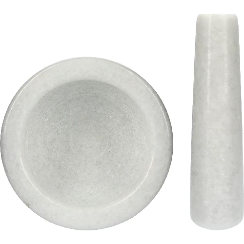 Marble kitchen mortar, white, Ø 10 cm - 5 ['mortar', ' mortar and pestle', ' marble mortar', ' stone mortar', ' mortar made of stone', ' kitchen mortar', ' mortar for herbs', ' mortar made of marble', ' decorative mortar', ' mortar for kitchen', ' mortar for herbs', ' mortar for spices', ' elegant mortar', ' attractive mortar', ' white mortar']