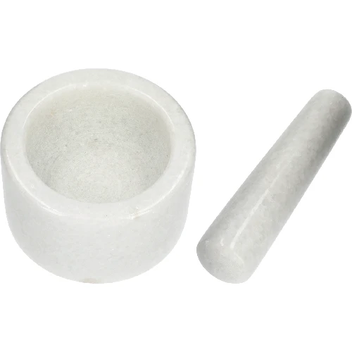 Marble kitchen mortar, white, Ø 10 cm - 6 ['mortar', ' mortar and pestle', ' marble mortar', ' stone mortar', ' mortar made of stone', ' kitchen mortar', ' mortar for herbs', ' mortar made of marble', ' decorative mortar', ' mortar for kitchen', ' mortar for herbs', ' mortar for spices', ' elegant mortar', ' attractive mortar', ' white mortar']