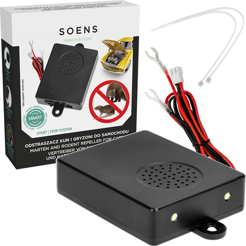 Marten and rodent repeller for cars - ultrasound - 8 ['repeller', ' repeller for car', ' rodent repeller for car', ' marten repeller for car', ' ultrasonic repeller', ' ultrasonic rodent repeller for vehicle', ' rodent repeller', ' marten repeller', ' mouse repeller', ' anti-rodent repeller for car', ' pest repeller', ' ultrasonic pest repeller', ' safe car', ' against mice', ' effective repelling of martens and rodents']