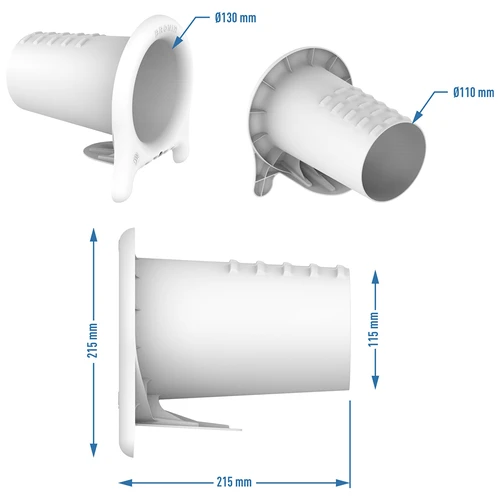 Meat netting applicator – premium version - tube - 5 ['meat applicator', ' sausage applicator', ' horizontal applicator', ' vertical applicator', ' home-made meat products', ' smoking cheese', ' netting stuffer', ' to put on meat netting', ' for ham', ' ham stuffer', ' stuffer for hams', ' ham applicator', ' for meat netting', ' for cheese', ' how to make ham', ' home-made ham', ' home-made pork loin']