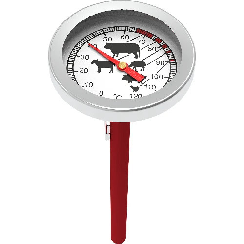 Meat roasting thermometer , 0°C +120°C - 3 ['temperature', ' food thermometer', ' catering thermometer', ' thermometer for food', ' food thermometer with probe', ' meat thermometer', ' thermometer with probe', ' kitchen thermometer with probe', ' meat probe', ' roasting thermometer', ' cooking thermometer', ' smoking thermometer', ' oven thermometer', ' thermometer with sensor']