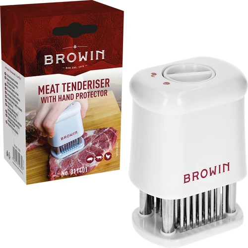 Meat tenderizer with safety block - 5 ['home-made sausages', ' smoking', ' home-made products', ' home-made sausages', ' home-made pate', ' white sausage', ' sausage smoking', ' sausage', ' cold meat', ' meat', ' local specialities', ' dinner']