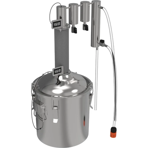 Modular still 18 L Munin convex - 2 ['distillation kit', ' stainless steel distiller', ' electric distiller', ' distillation apparatus', ' water distiller', ' distilled water', ' prismatic spring', ' browin distiller', ' essential oils', ' alcohol distillers', ' two sedimentations tank']