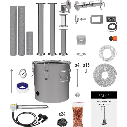 Modular still 30 L with Aabratek head - electric - 3 