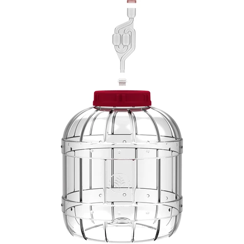 Multifunctional 5 L jar for fermenting - 3 ['shatterproof jar', ' plastic jar', ' PET jar', ' wine jar', ' cider jar', ' jar for fermenting wine', ' jar with airlock']