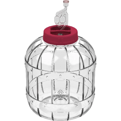 Multifunctional 8 L jar for fermenting  - 1 ['shatterproof jar', ' plastic jar', ' PET jar', ' wine jar', ' cider jar', ' jar for fermenting wine', ' jar with airlock']