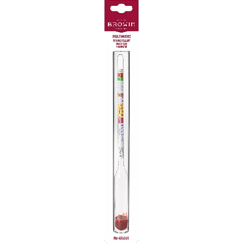 Multimeter - hydrometer with sugar and potential alcohol scale - 4 ['multimeter for alcohol', ' multimeter for wine', ' sugar concentration', ' sugar concentration in must', ' sugar concentration in beer wort', ' measurement of sugar in wine', ' sugar level', ' sugar level indicator']