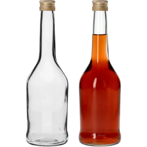 Napoleon 500 ml bottle with Ø28.6 screw cap, 6 pcs - 4 ['bottles with screw caps', ' bottle with screw cap', ' vodka bottle', ' vodka bottles', ' juice bottle', ' juice bottles', ' infusion liqueur bottle', ' infusion liqueur bottles', ' liquor bottles', ' liquor bottle', ' bottle with screw cap closure', ' bottles with screw cap closure']