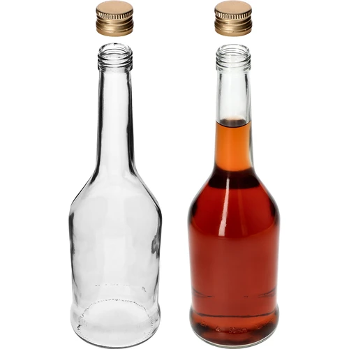 Napoleon 500 ml bottle with Ø28.6 screw cap, 6 pcs - 5 ['bottles with screw caps', ' bottle with screw cap', ' vodka bottle', ' vodka bottles', ' juice bottle', ' juice bottles', ' infusion liqueur bottle', ' infusion liqueur bottles', ' liquor bottles', ' liquor bottle', ' bottle with screw cap closure', ' bottles with screw cap closure']